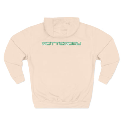 Rotterdam Hoodie — 'Rotterdam', 'Sterker door strijd', 'flag'.