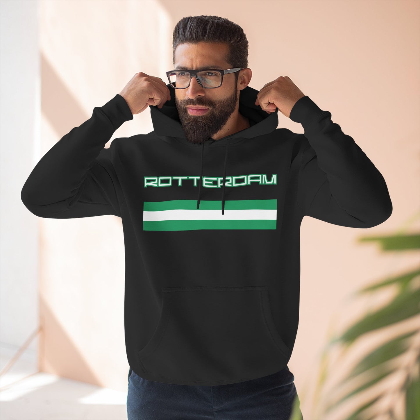 Rotterdam Hoodie — 'Rotterdam', 'flag'.