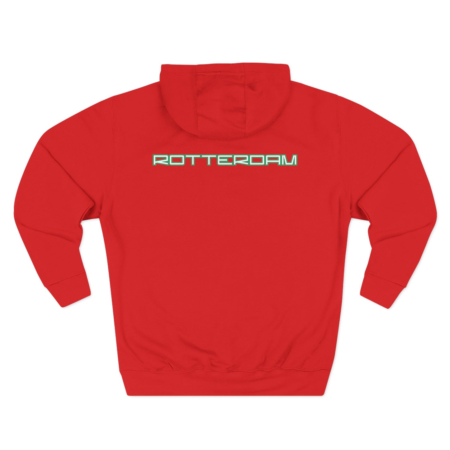 Rotterdam Hoodie — 'Rotterdam', 'Sterker door strijd', 'coat of arms'.