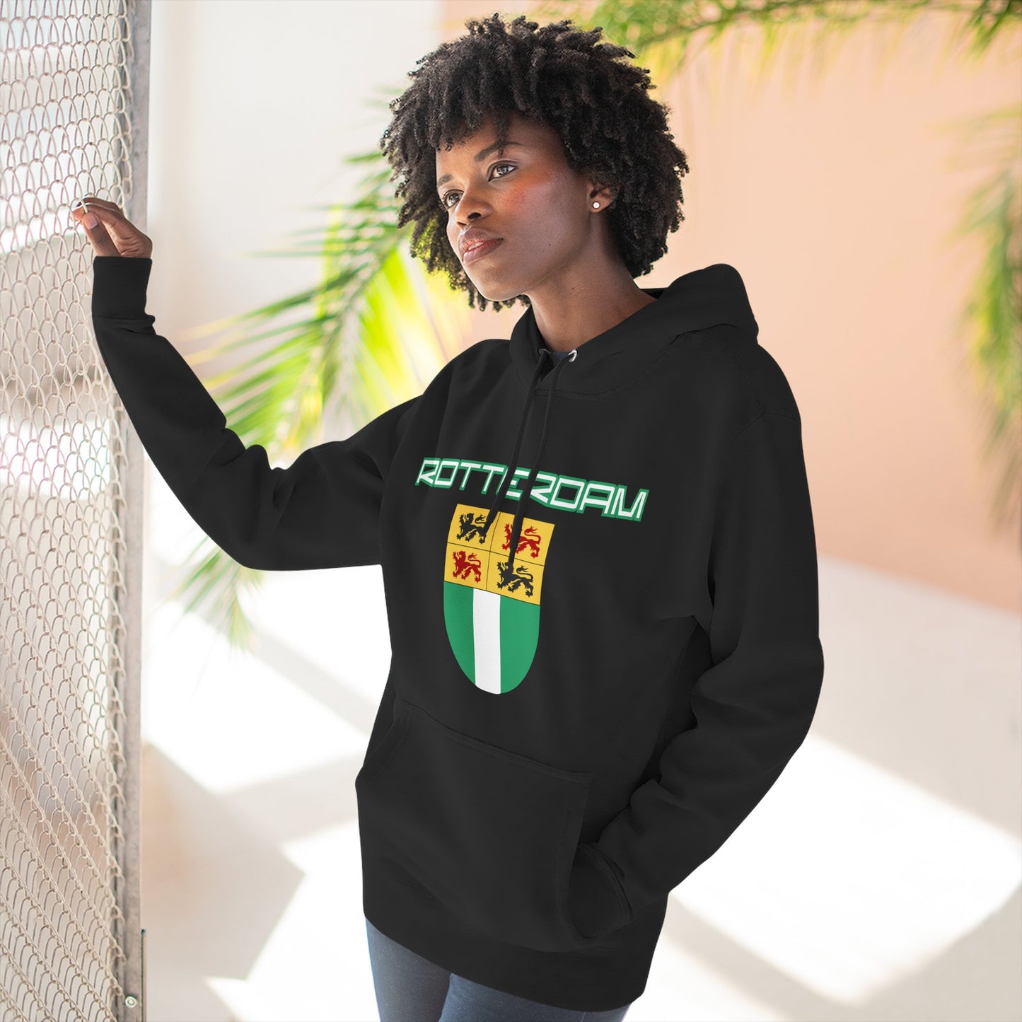 Rotterdam Hoodie — 'Rotterdam', 'coat of arms' (BIG).