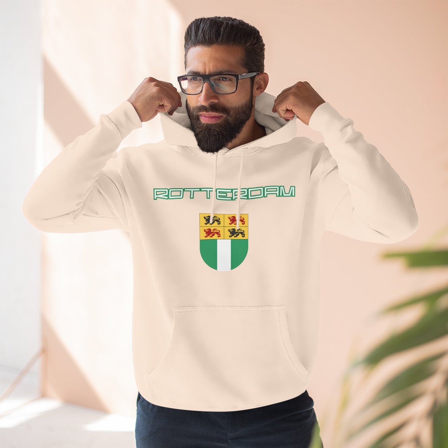 Rotterdam Hoodie — 'Rotterdam', 'coat of arms'.