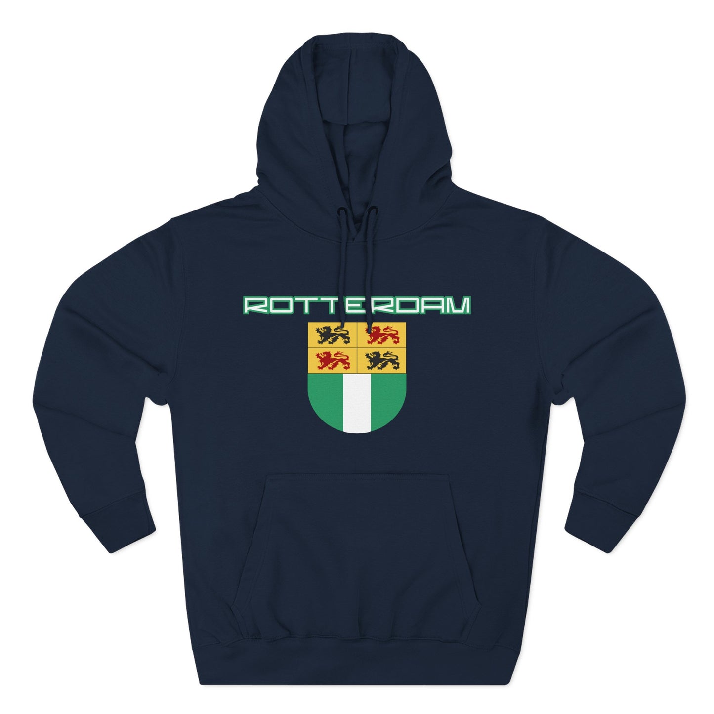Rotterdam Hoodie — 'Rotterdam', 'coat of arms' (BIG).