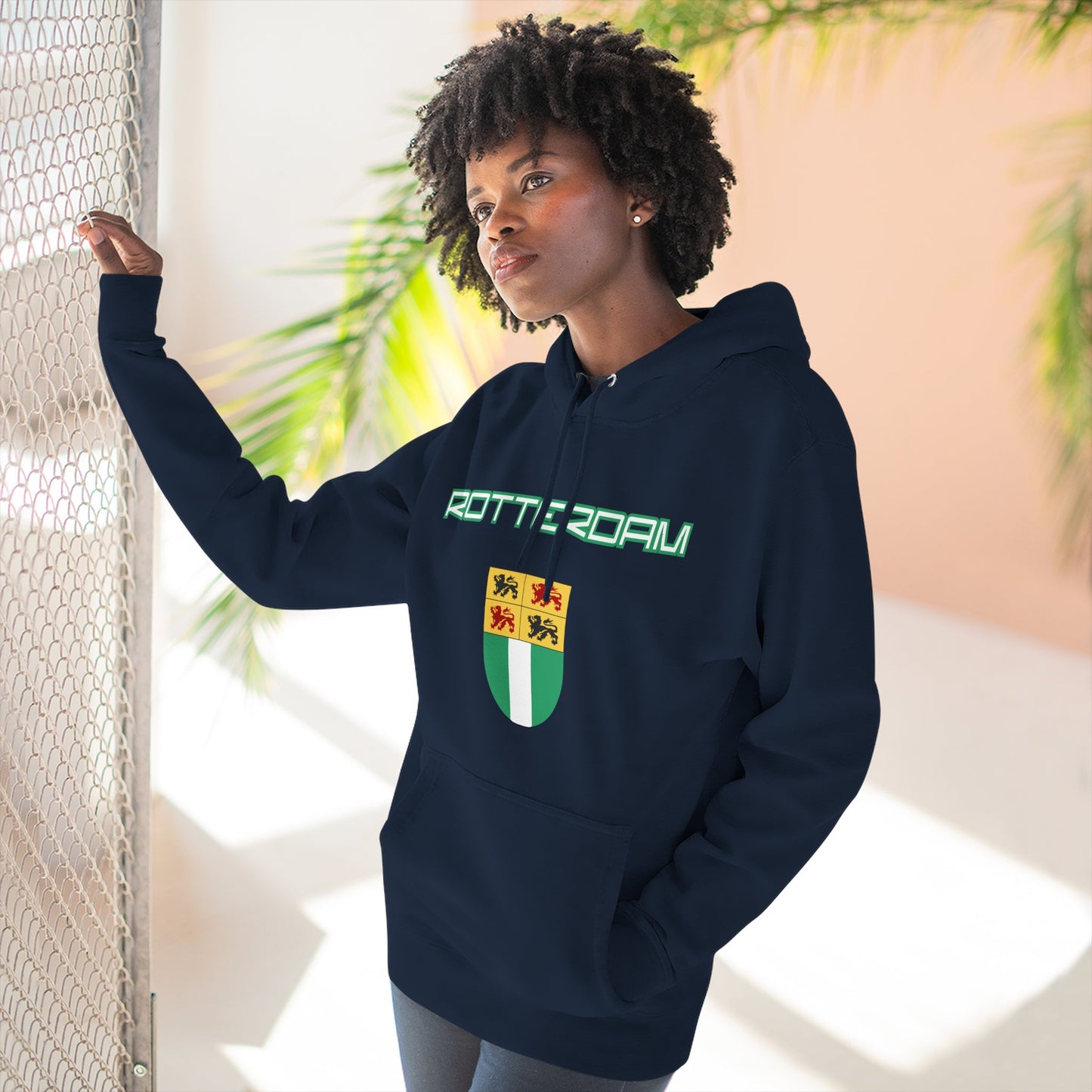 Rotterdam Hoodie — 'Rotterdam', 'coat of arms'.