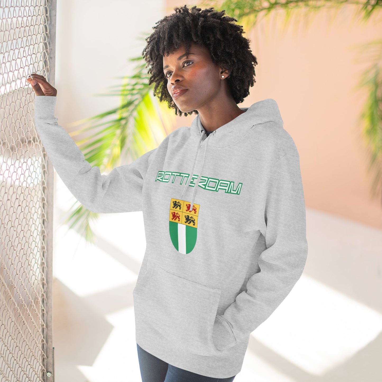 Rotterdam Hoodie — 'Rotterdam', 'coat of arms'.