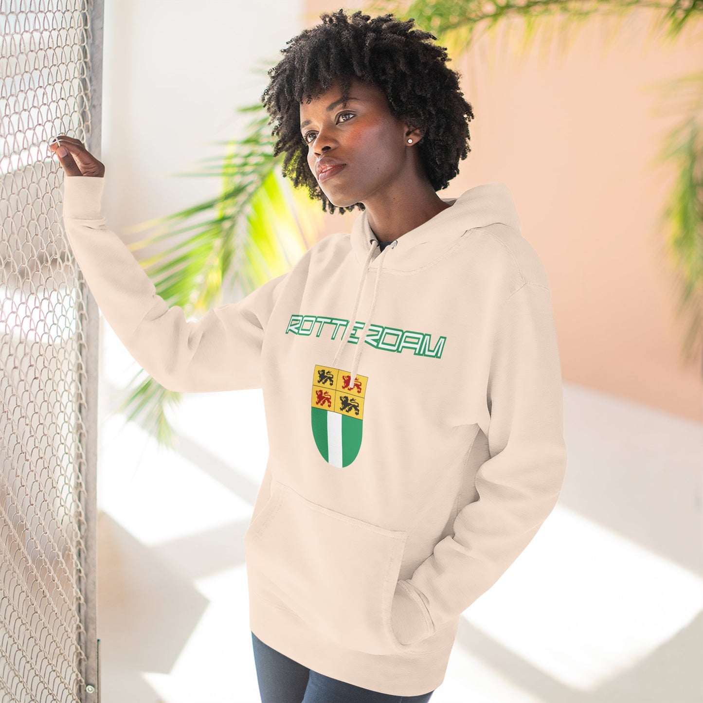 Rotterdam Hoodie — 'Rotterdam', 'coat of arms'.
